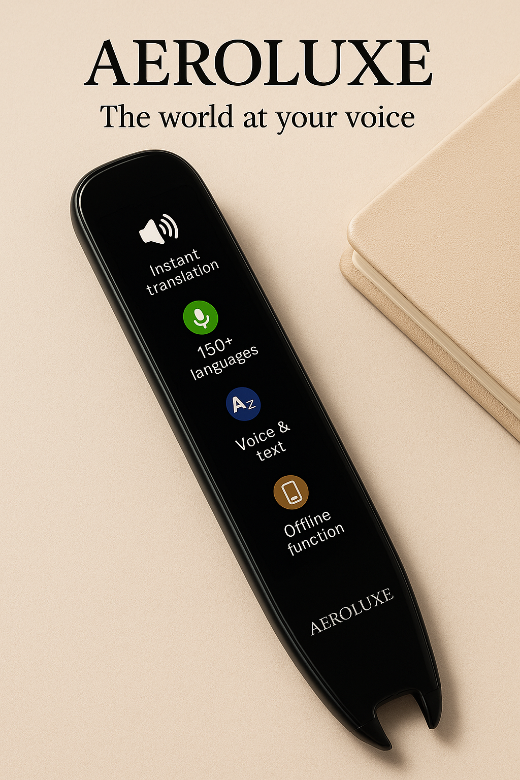 AeroLuxe Multilingual Translator Pen