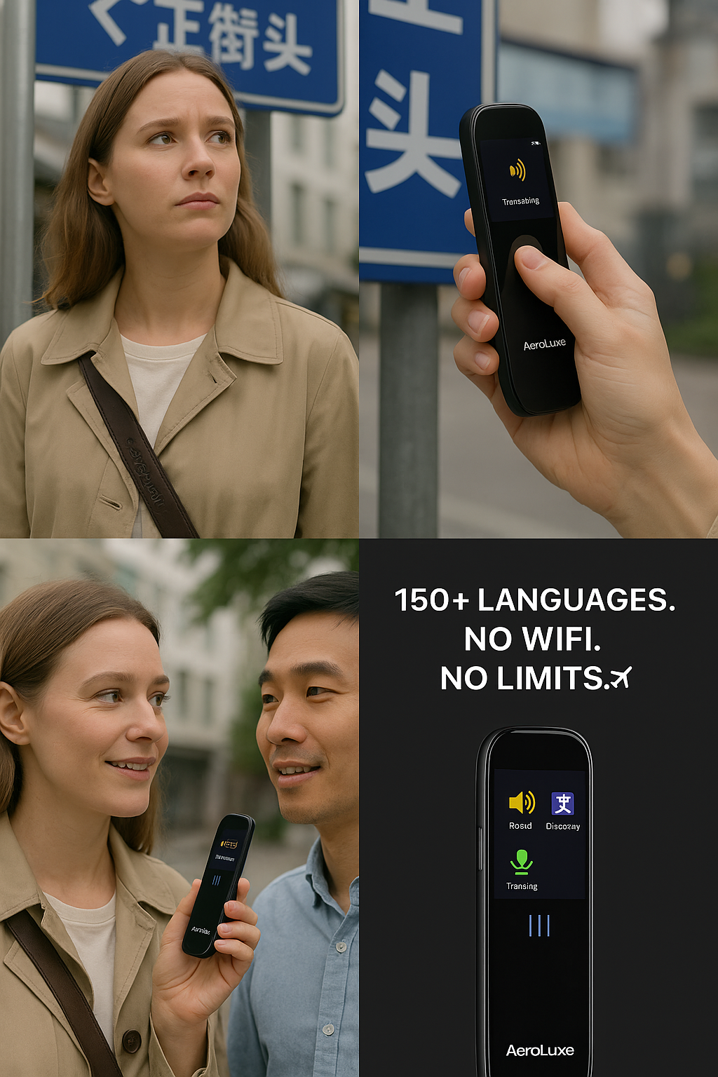 AeroLuxe Multilingual Translator Pen