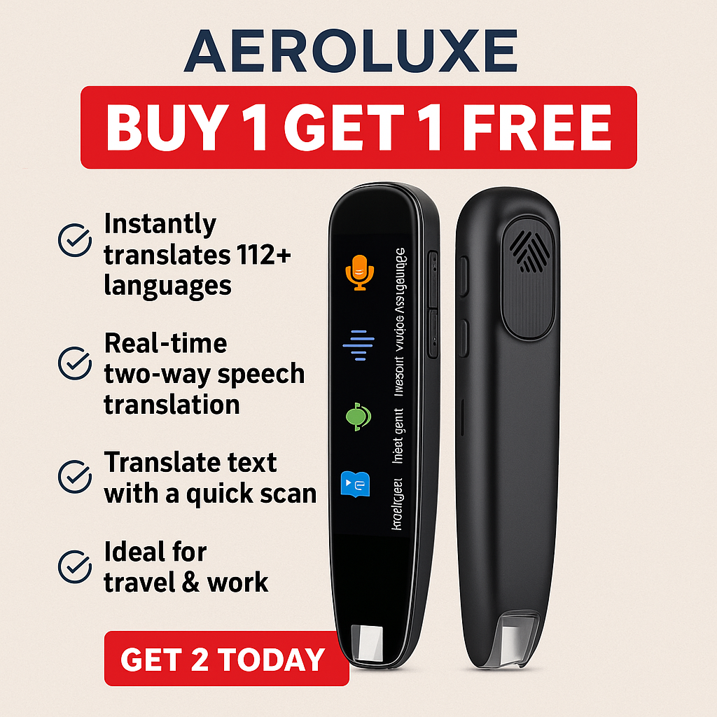 AeroLuxe Multilingual Translator Pen