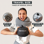 AeroLuxe Ergonomic Travel Pillow – Sleep Peacefully