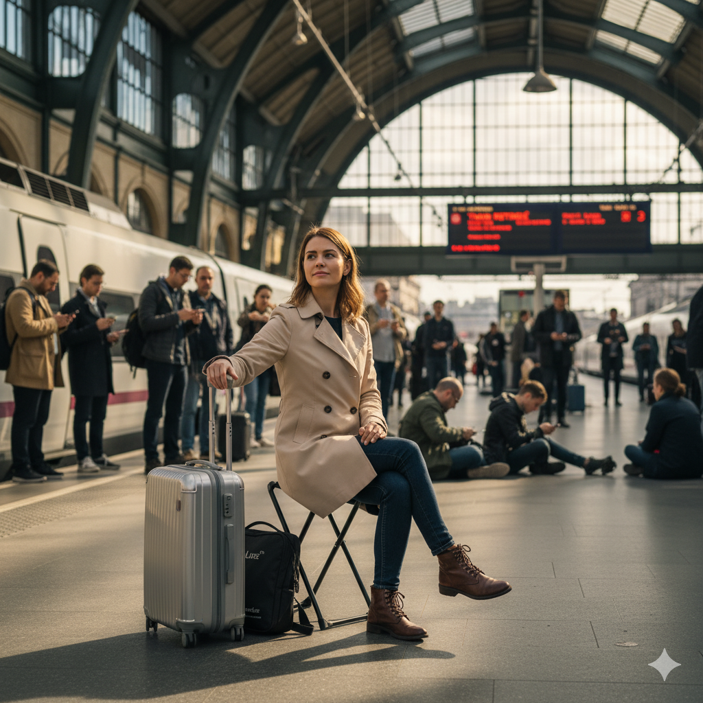 Aeroluxe Sit&Travel Bag — Your haven of comfort wherever your journey takes you